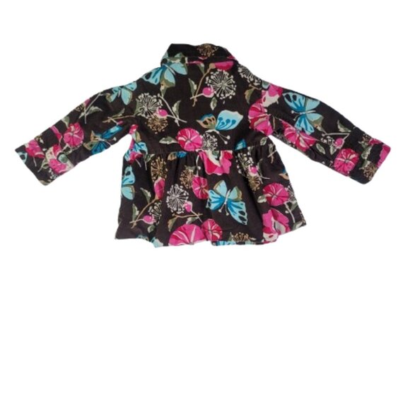 Gap Girls Corduroy Floral Jacket 2T Fall Toddler Outerwear - Picture 2 of 8
